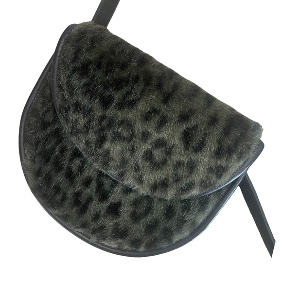 Yves Saint Laurent mini belt bag with clips bumbag fannypack leather Cheetah - Picture 3 of 7